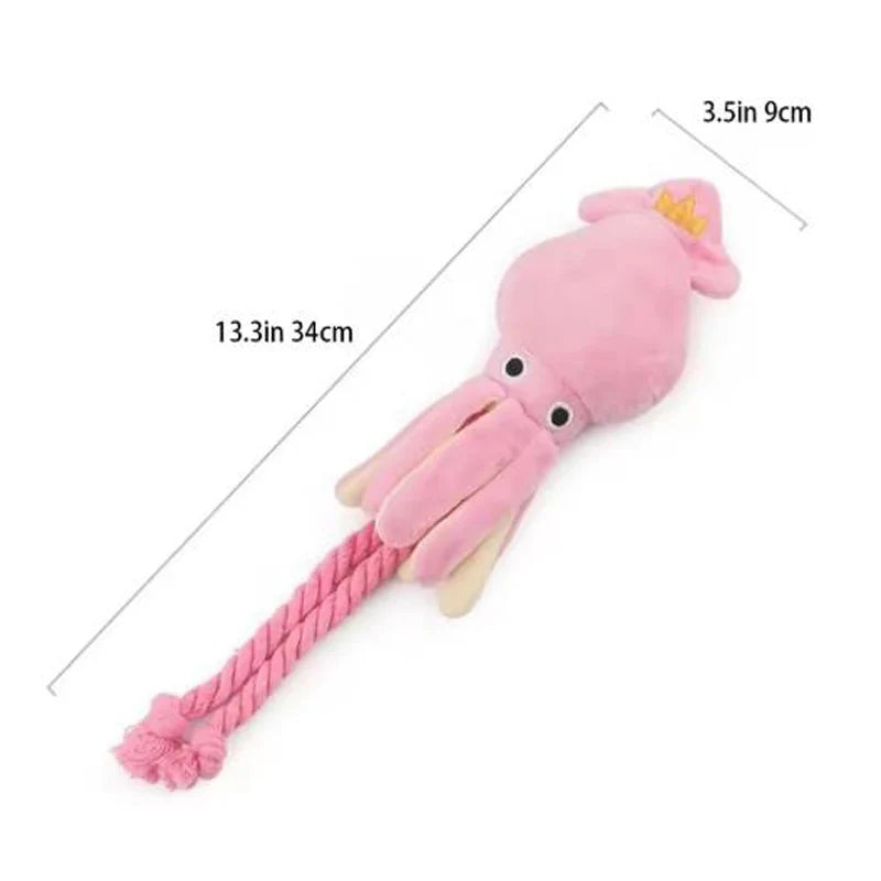 Pulpo de Cuerdas para Perros - Juguetes para Morder.